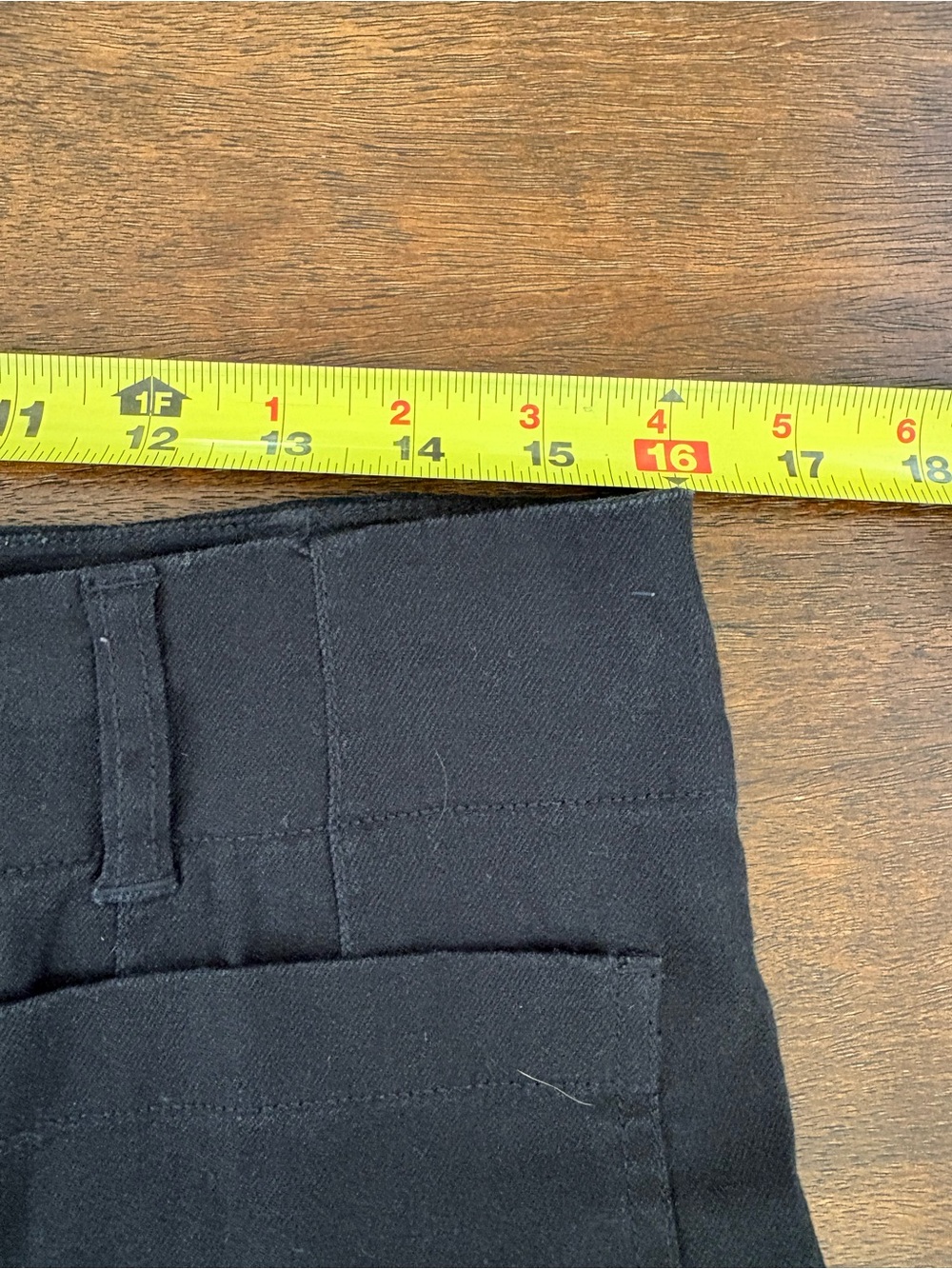Anthropologie Maeve The Collette Pants Black 31 (32W)Cropped Linen Viscose Blend - Picture 11 of 13